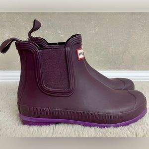 Hunter Ankle Rain Boots Size 6